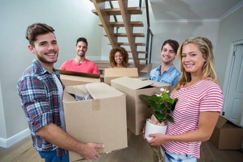 Commercial removals support for an office move in Westminster
