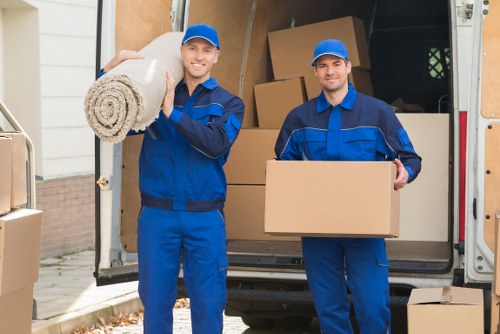 Professional removals van service for flats and offices in Westminster