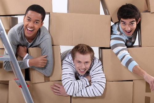 Professional movers handling a flat move in Westminster