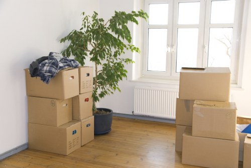 Careful packing and loading for a Westminster house move