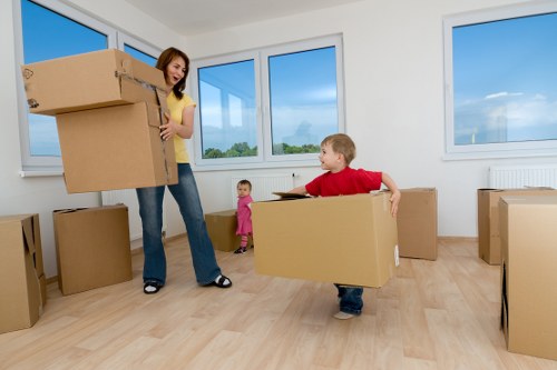 Careful packing and furniture handling for a Westminster flat move