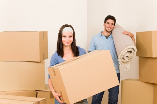 Packing and moving office furniture in a Westminster business relocation