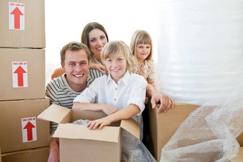 Moving team supporting a flat relocation in Westminster