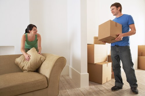 Keyboard navigation on a Westminster moving services website